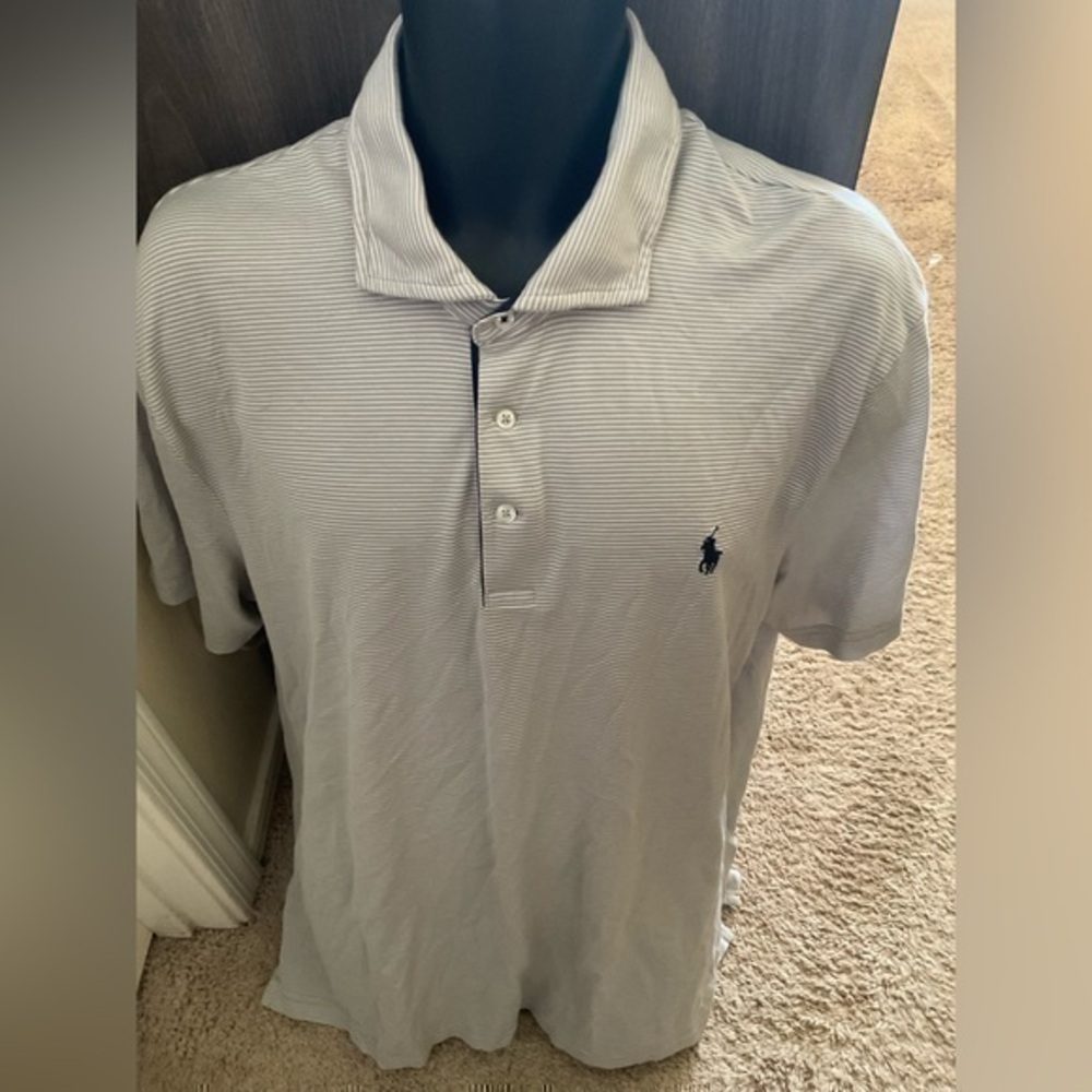 Men’s used Ralph Lauren polo shirt and pro fit stripe size XXL 2XL